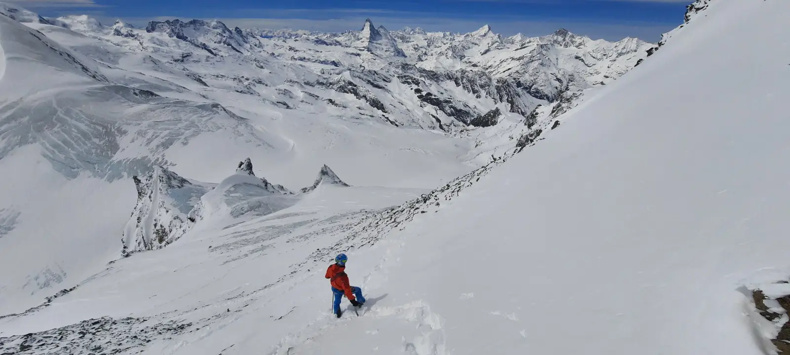Premier défrichage dans les Mischabels avec l'Allalinhorn — photo 2