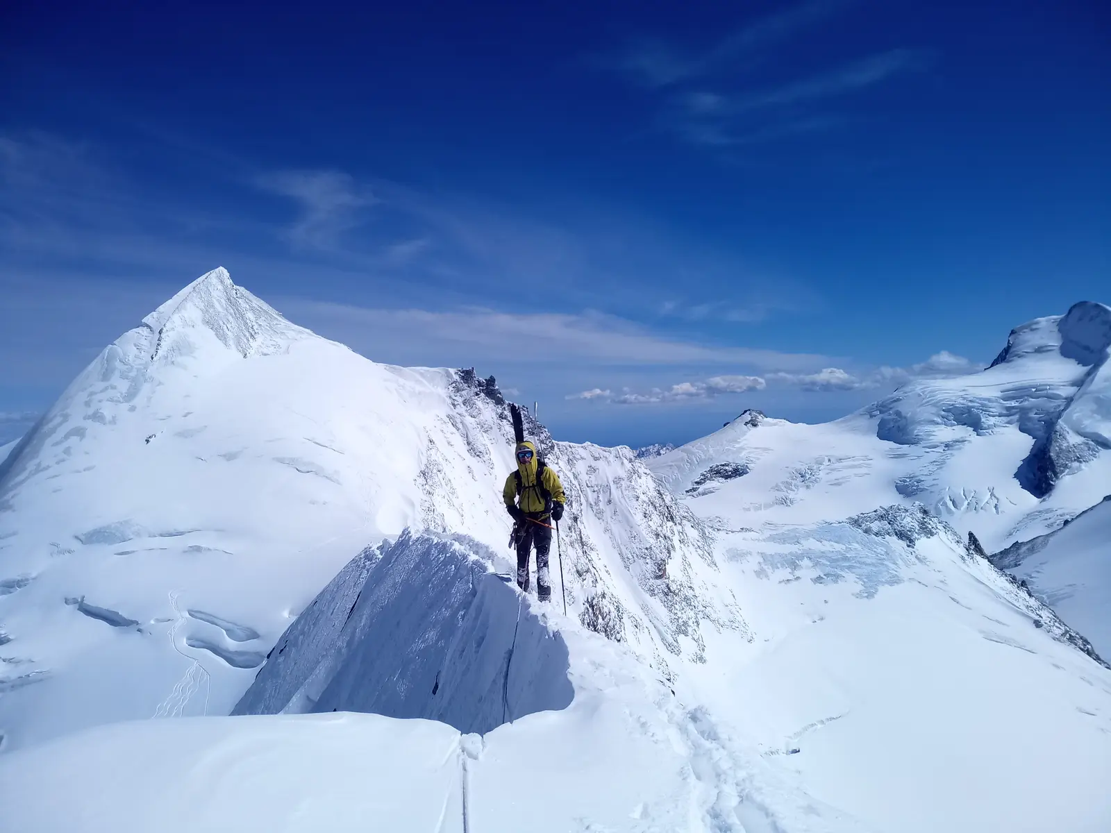Premier défrichage dans les Mischabels avec l'Allalinhorn — photo 3