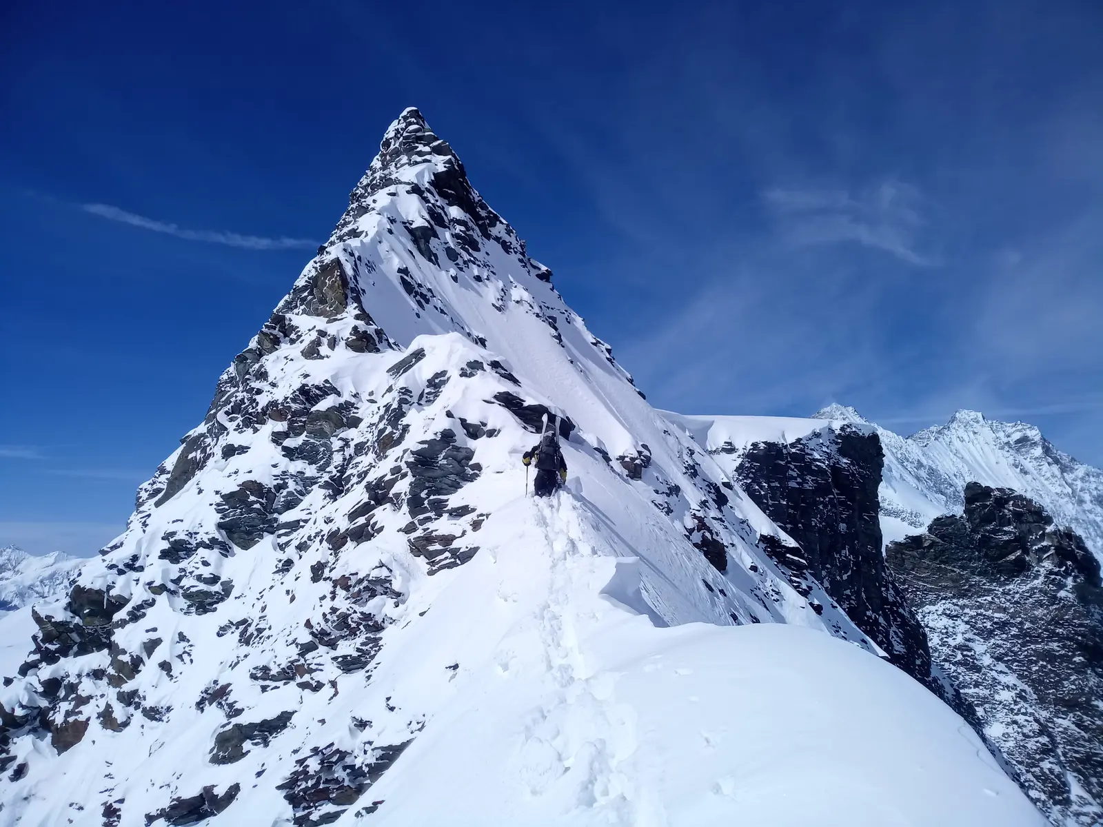 Premier défrichage dans les Mischabels avec l'Allalinhorn — photo 5