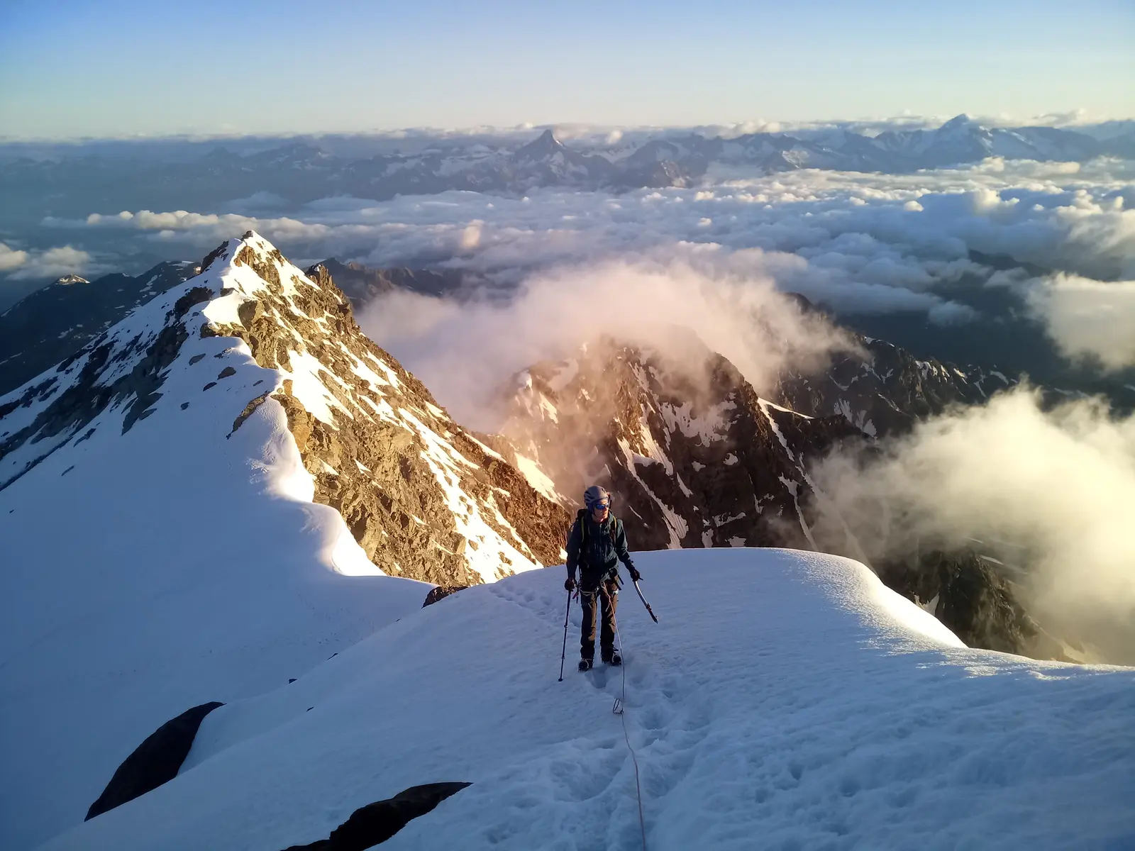 Traversée Fletschhorn – Lagginhorn : la chance du débutant — photo 3