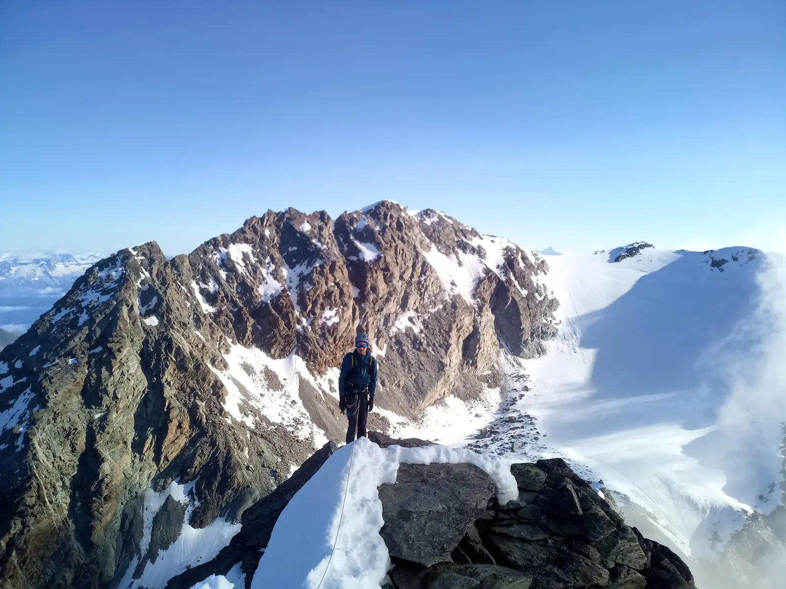 Traversée Fletschhorn – Lagginhorn : la chance du débutant — photo 4