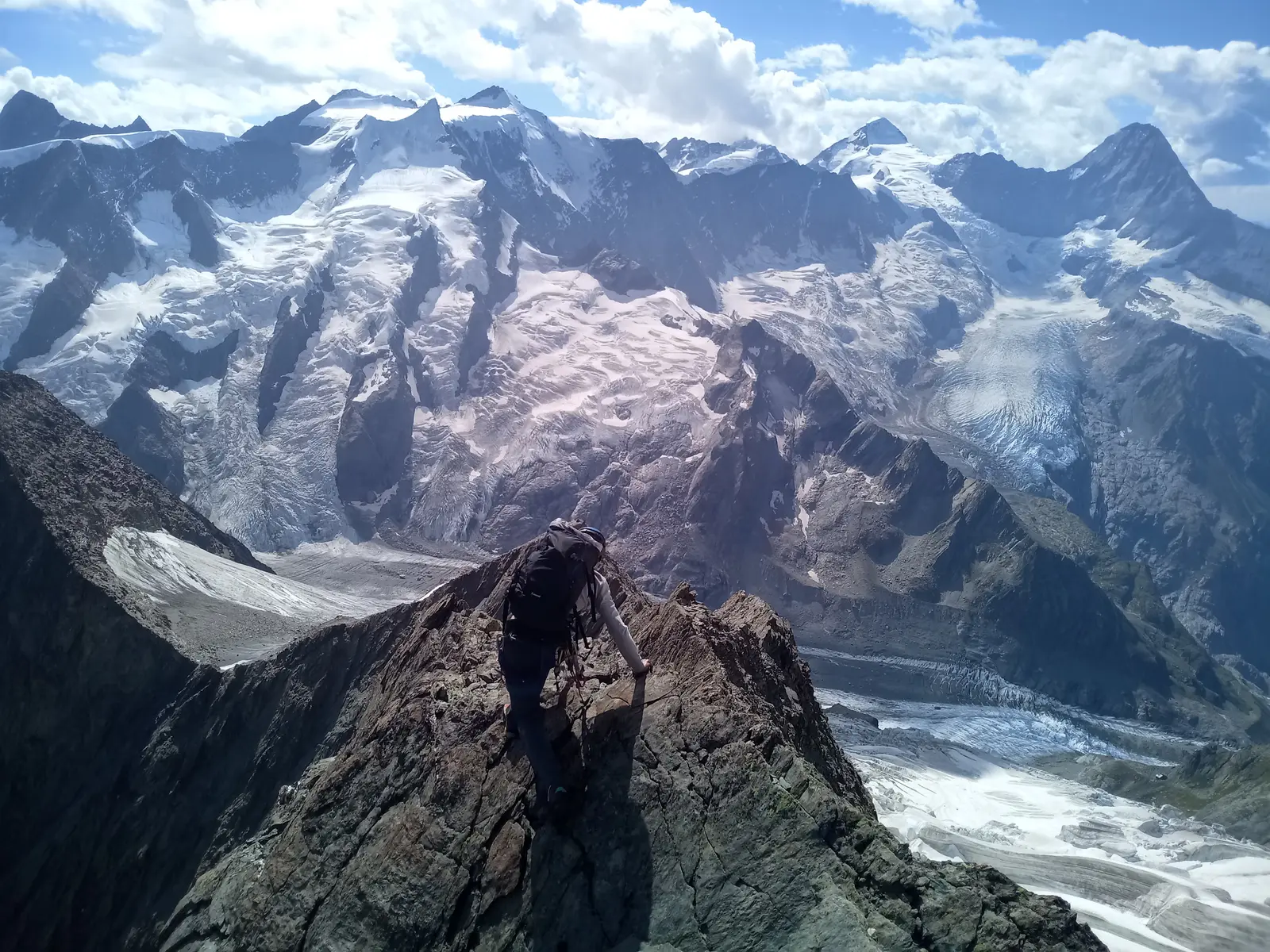 Sur le fil des 4000 : traversée Schreckhorn – Lauteraarhorn — photo 7