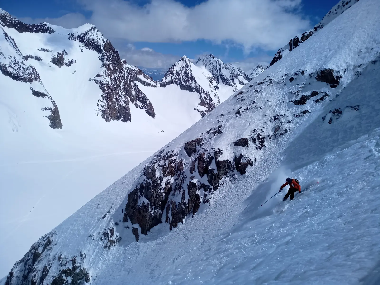 Pente raide & lancer de ski dans le massif des Écrins — photo 13