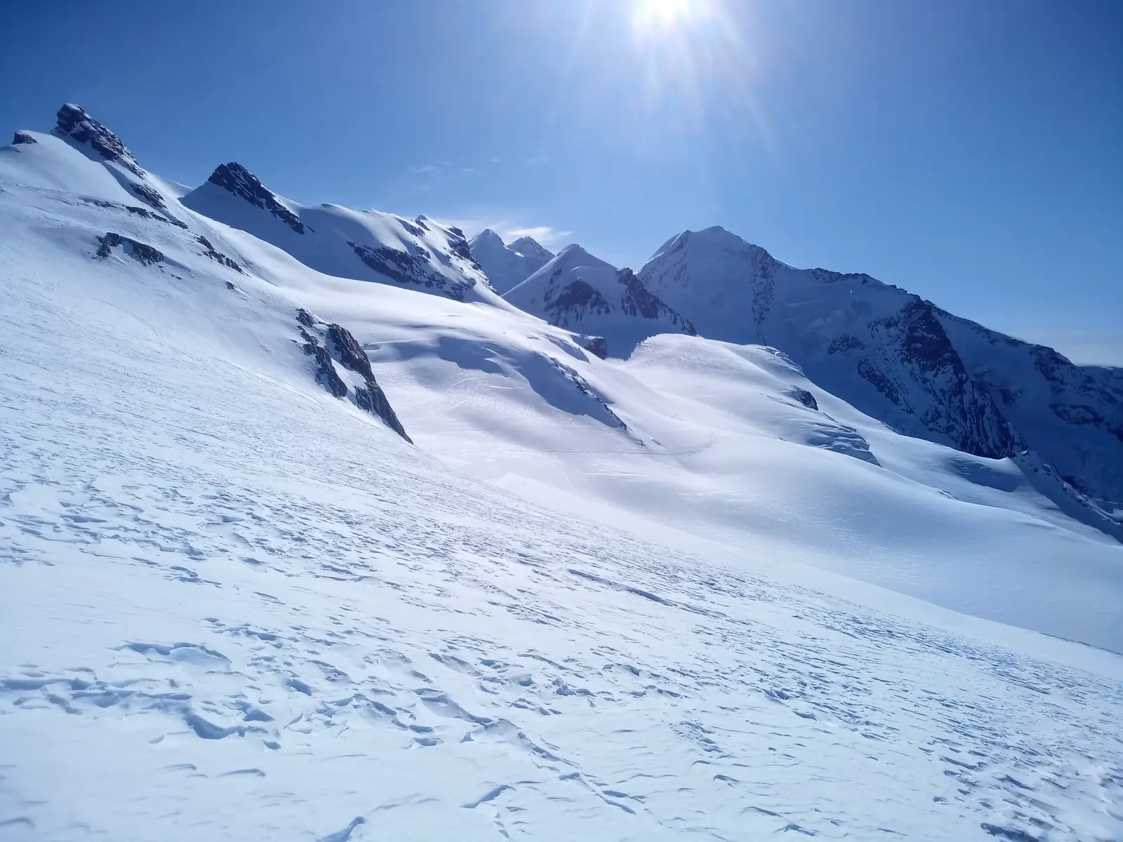 Une nouvelle saison reprend : turbo bambée en solitaire dans le Mont Rose — photo 2