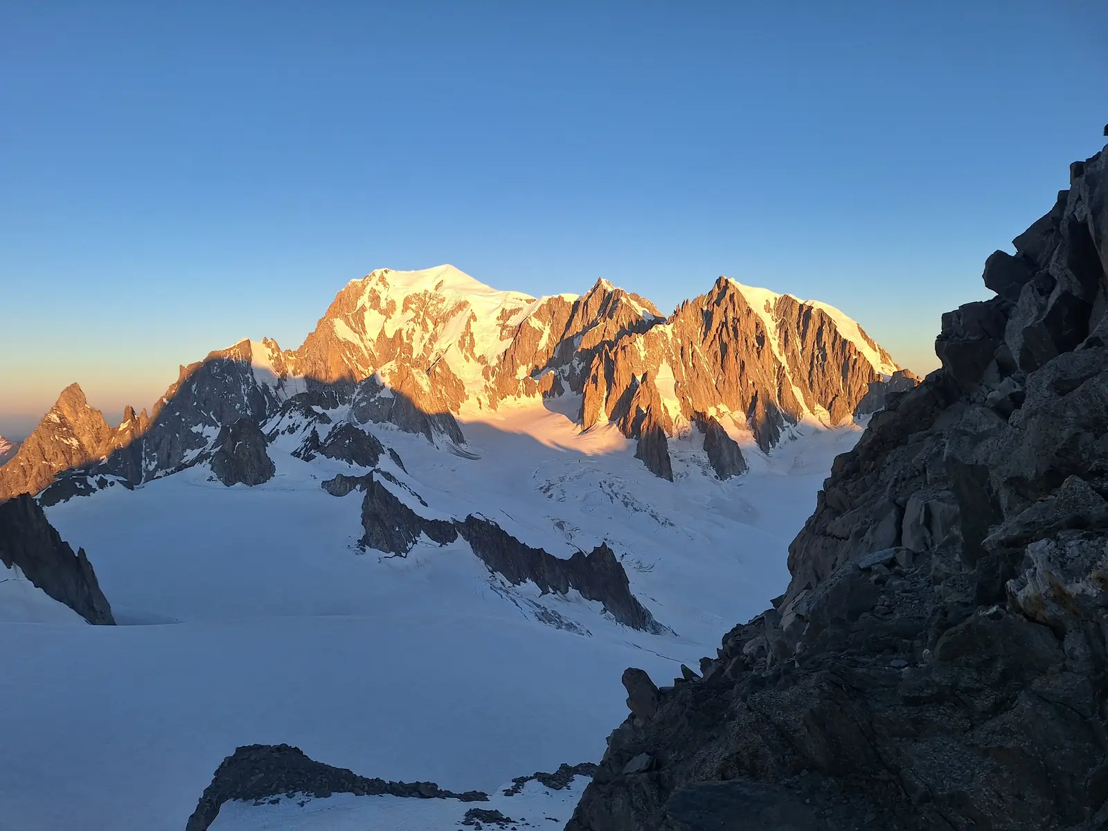 Superbe granite sur l'arête nord de la Dent du Géant — photo 2