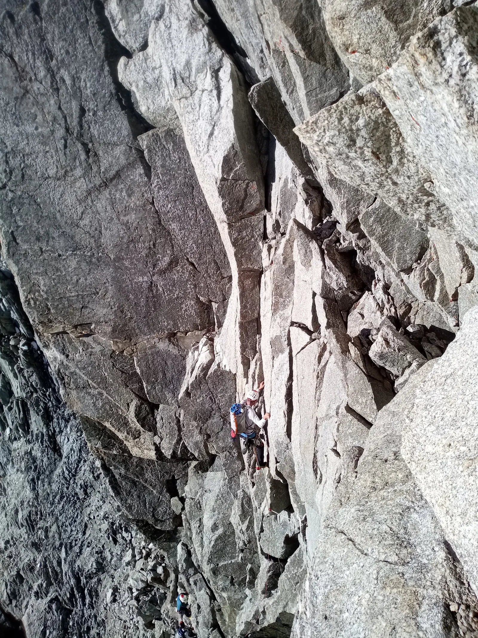 Superbe granite sur l'arête nord de la Dent du Géant — photo 4