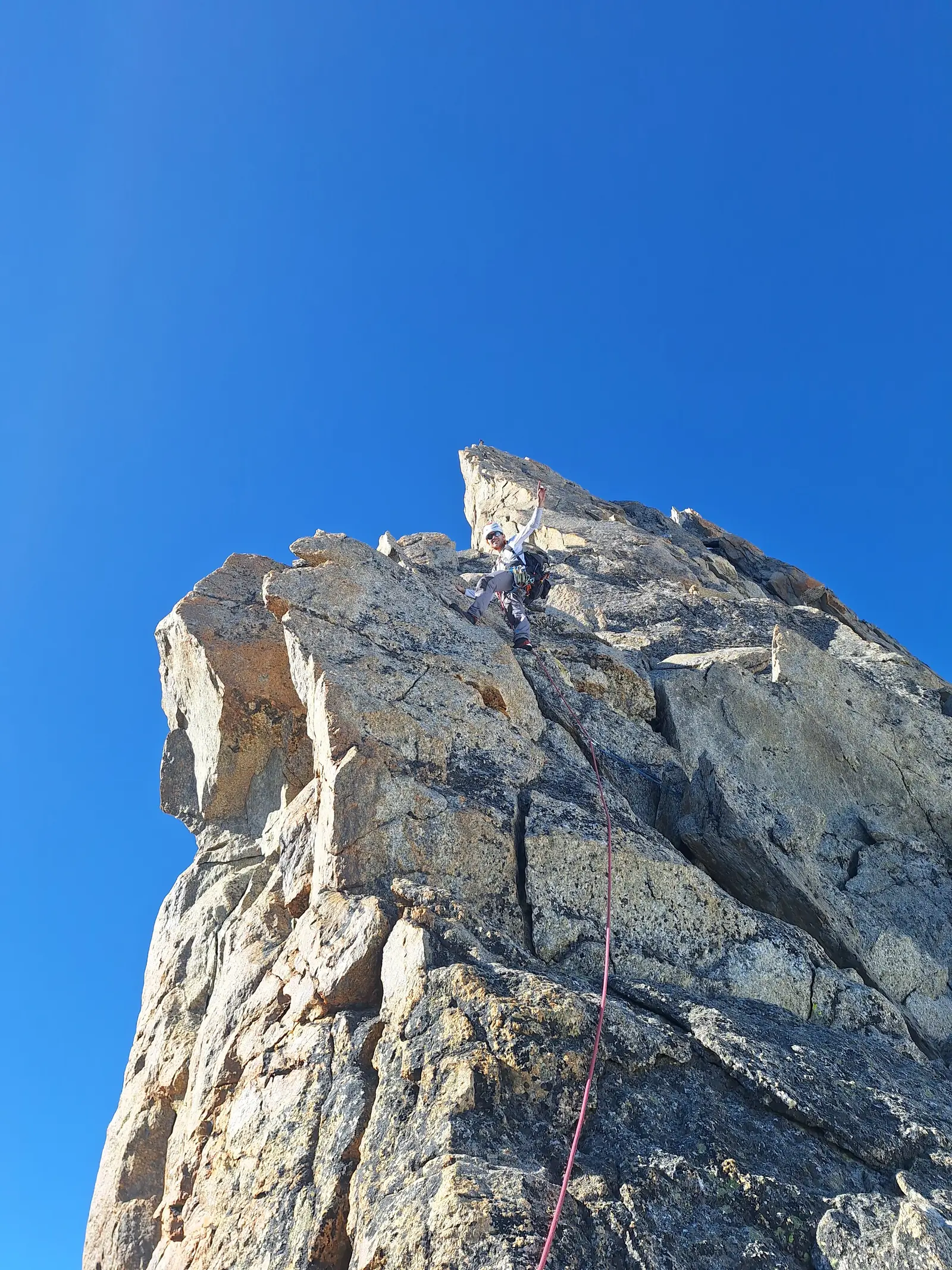 Superbe granite sur l'arête nord de la Dent du Géant — photo 5