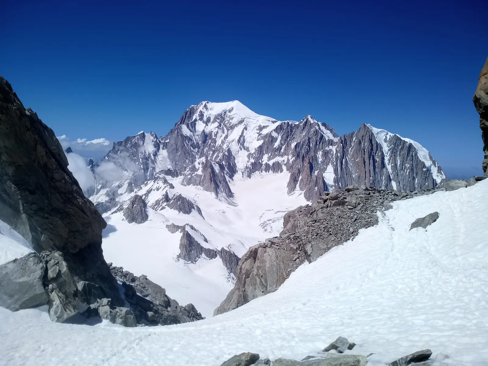 Superbe granite sur l'arête nord de la Dent du Géant — photo 7