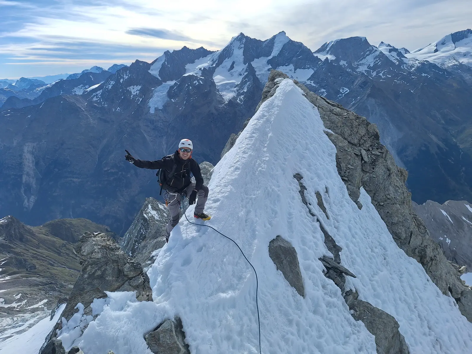 La quête reprend en fanfare avec un one shot sur le Weisshorn — photo 4