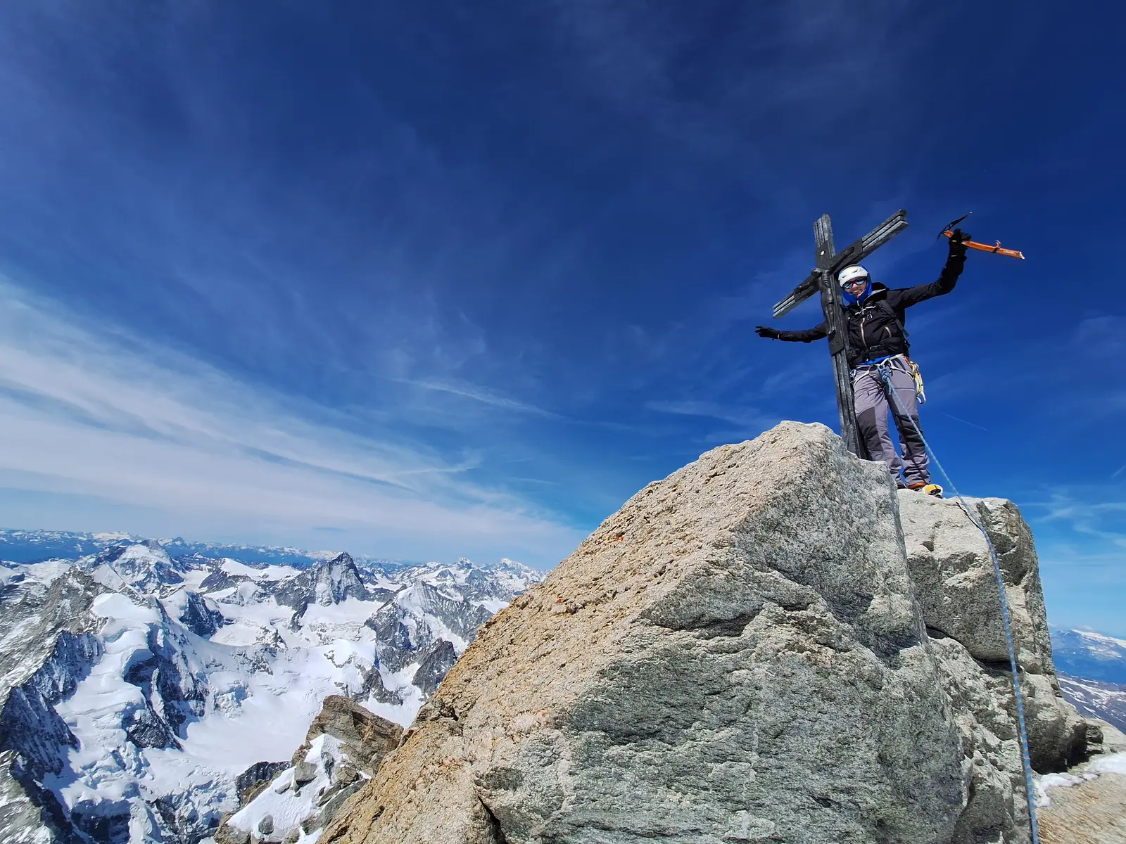 La quête reprend en fanfare avec un one shot sur le Weisshorn — photo 7